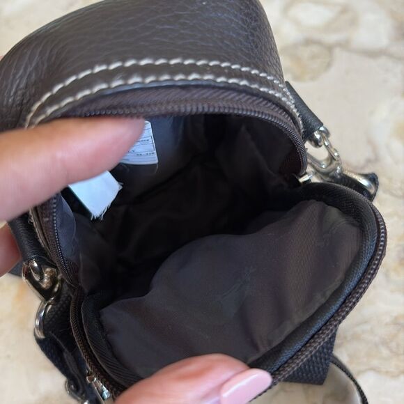 Vintage Roots Leather Camera Bag Crossbody - Picture 12 of 16